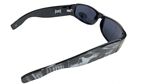 Authentic Dyse One Shades Reina Pirate Queen Skull Black Sunglasses California Lowrider Locs Style4