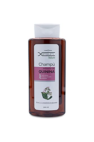 XENSIUM Nature Champú Extracto de Quinina 500 ml - Fortificante del Cabello - Efecto Revitalizante - Mayor Volumen - Indicado para Cabellos Débiles Cover