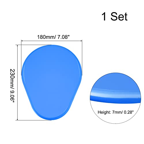 Disques d'exercice bleu 7mm pour tonifier le corps sans douleur articulaire
