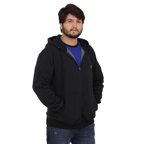 Bahob® Men's Hoodies Zip Up Sweatshirt Jackets Lightweight Long Sleeve Zipped Hoodie Jumper Tops Sweater Hoodies for Men S-3XL (MFZH-158-A, Small)