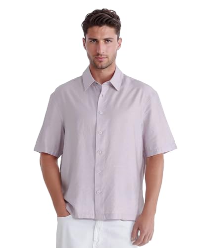 Image of Rare Rabbit Boxy fit Plain Shirt