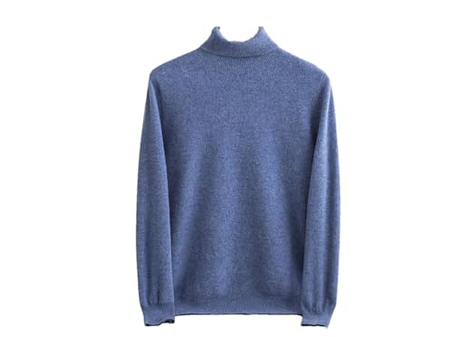 Men's High Collar Sweater Men Loose Knitted Sweater Warm Pullover Long Sleeve Pullovers Jumpers