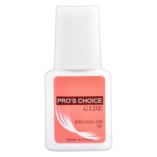 Nail Glue, Professional Fast Drying Adhesive, 7g, Fingernail Charm Glue, False Nail Bonder, Extra Strong Hold, for Women and Girls at Beauty Salon Home Party Wedding Daily Event
