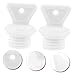 3Pcs Stoppers for Hot Water Bag Replacement Leakproof Sealing Plug for Hot Water Sack Practical Kitchen Accessory for Easy Use