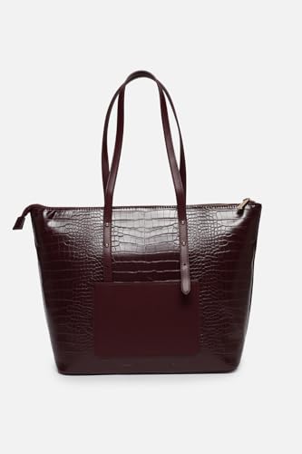 Image of Allen Solly Women's Large Tote Shoulder Bag | Premium PU Leather | Structured Shape | Everyday Comfort | Office & Work