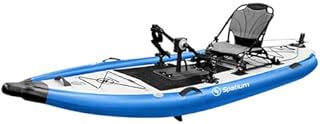 Spatium Pedal Boat Foot Pedal Fishing Kayak Inflatable PVC Reasonable Factory Price 11'*44"*4'' Adjustable Drifting