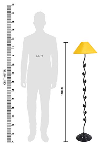 Image of Leaf Floor LAMP with 13 inch Shade