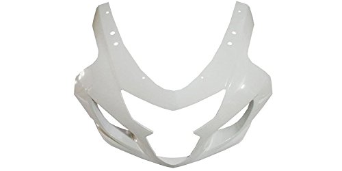 Façade non peinte GSXR600 2004 pour réparer une tête de fourche cassée après chute sur circuit