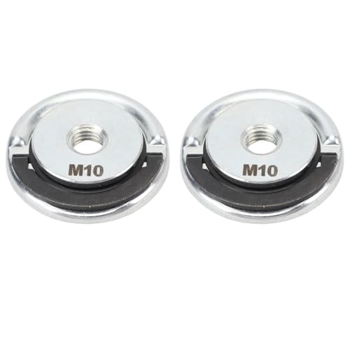 Écrou à Dégagement Rapide pour Meuleuse M10, Matériau en Acier allié, Installation Facile, Conception D'anneau Pratique, compatibilité Polyvalente, Diamètre de 45 Mm avec