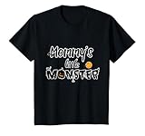 Kids Mommy's Little Monster Toddler Halloween T-Shirt