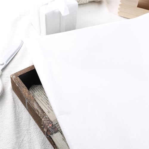 Shindel HSHD3034 200 Sheets White Tissue Paper, 20X30 Inch Large Wrapping Paper For Clothes Textiles Cups Home Supplies Gift Packing Preserving Moving Storage Diy Project thumb #5