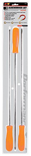 Performance Tool W924 Long Shaft Screwdriver Set, 3-Piece