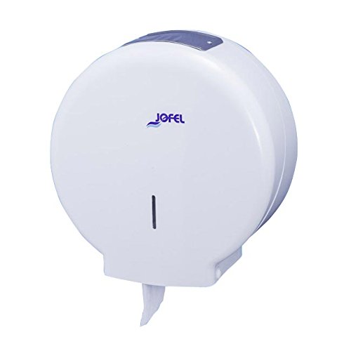 Jofel Ae51050 Azur Rouleau de papier toilette avec cendrier Medium, 300 m, Blanc