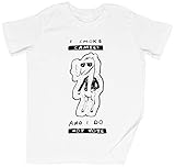Imprimé en Europe Camel Voter Blanca Niños Chicos Chicas Camiseta Unisexo Tamaño M White Kid\'s Boys Girls tee Size M