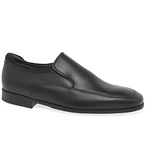 Image of Start-rite College Slip Boys Junior School Shoes 4 UK Black