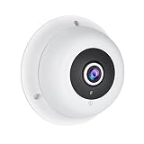 Revotech HD 3MP Audio Ojo de pez IP Cámara H.265 1080P / 2MP para Interior 3 Gama LED panorámico de Visión Nocturna Cámara Seguridad ONVIF P2P CCTV Cámara con IR-Cut (IF04-Audio Blanco)