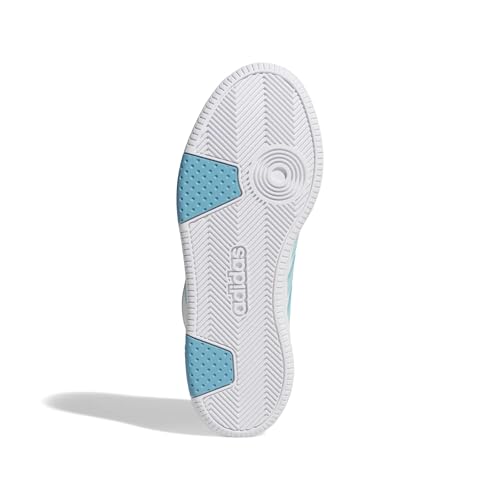 adidas Damen Hoops Classic Shoes, FTWR White/Flash Aqua/preloved Blue, 36 2/3 EU – Ansicht 3