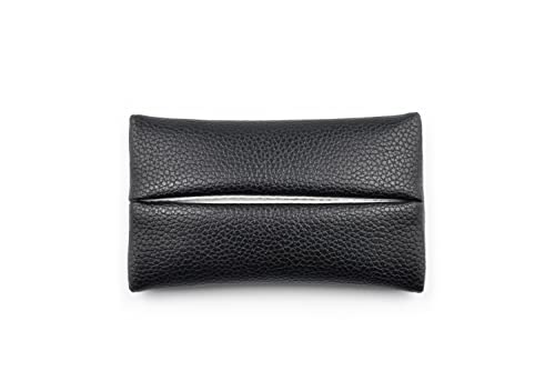 Generic Pocket Tissue Holder For Purse Small Pu Leather Case Cover On-The-Go Travel Tissue Pouch  cover