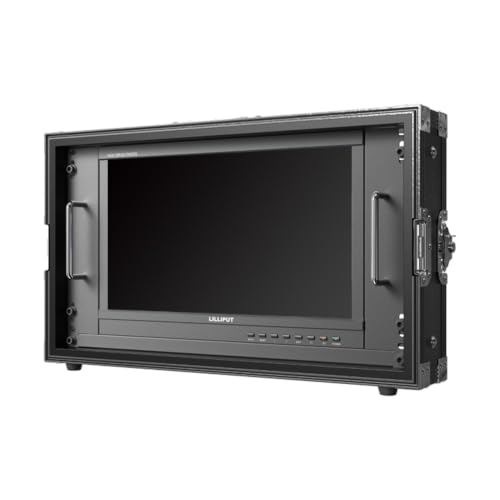 Image of LILLIPUT PVM160S-H-VBP-CC-NDI with V mount+ Case+ NDI 15.6 inch1200 Nits Broadcast Monitor, Full HD 1920x1080, HDMI 2.0 4K 60Hz & 3G-SDI Input /Loop Output, HDR, 3D LUT, Waveform, Vectorscope, False Color