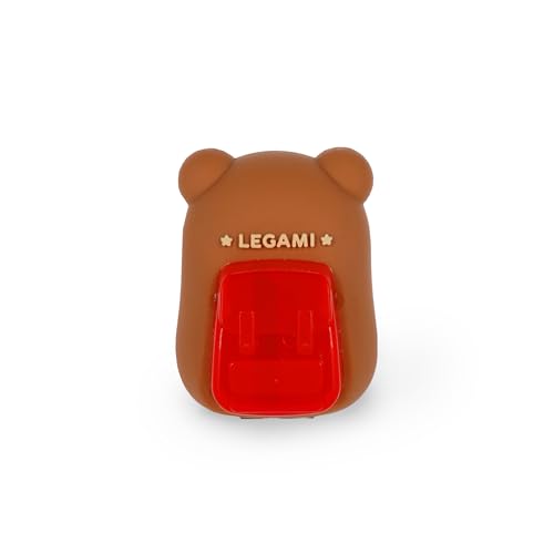 Legami – Leuchtender Spitzer mit Behälter Sharpening Is Magic, Motiv Teddy Bear, Leuchtet Beim Klopfen Auf