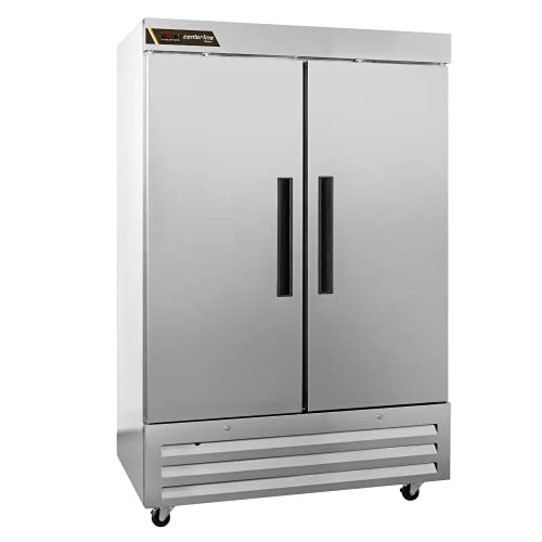 Traulsen CLBM-49F-HS-LR Centerline Reach-In Two Section Freezer with Half-Size Doors
