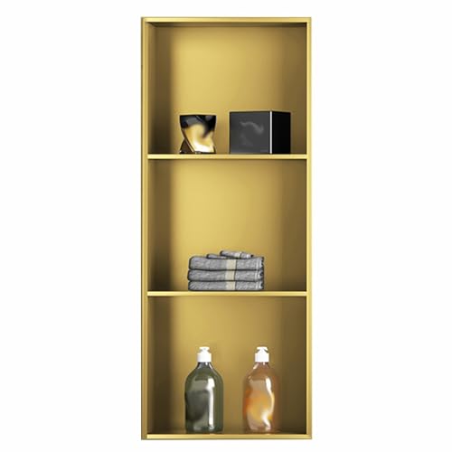 Stainless Steel Wall-Mounted Shower Caddy Waterproof Recessed Organizer for Space-Saving Storage in Modern Bathrooms Rust-Resistant Easy Installation Stylish