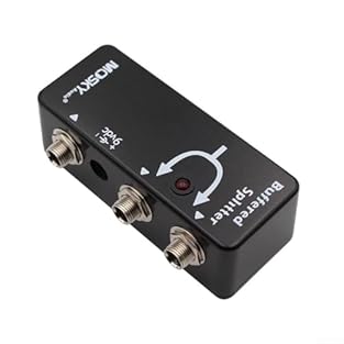 [ENHANCED SIGNAL] Preserve your guitar's tone with the Buffered Splitter, which eliminates muddiness often seen in passive splitters, delivering a clear and powerful signal directly to your amp. [APPLICATIONS] This splitter is essential for various s...