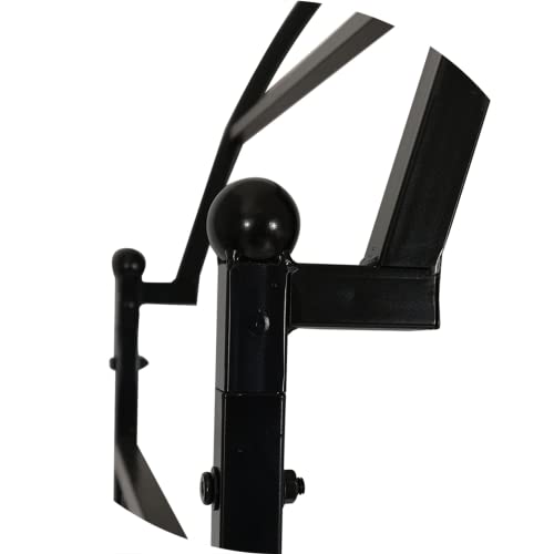 Moofar Metal Garden Heavy-Duty Arch Arbor Trellis Arbour Archway For Climbing Plants Roses Vines Support Rack, Outdoor Lawn Backyard Patio Wedding Party Ceremony Decoration, Matte Black #TOP7