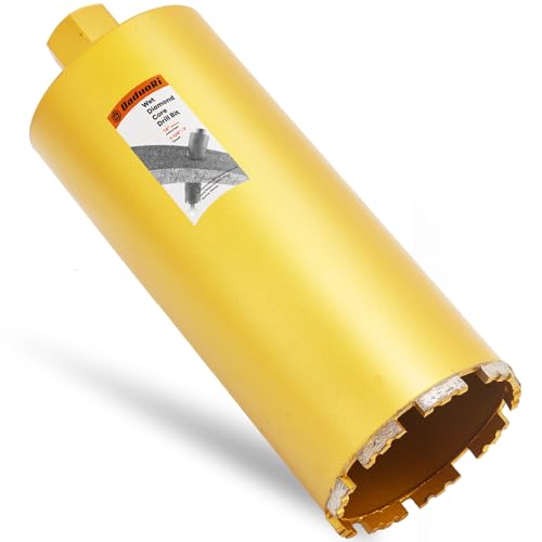 7 Inch Concrete Core Drill Bit, 14" Drilling Depth, 1-1/4"-7 Thread Core Bits for Concrete with Rebar, Masonry, Brick Block and Stone, Wet Coring