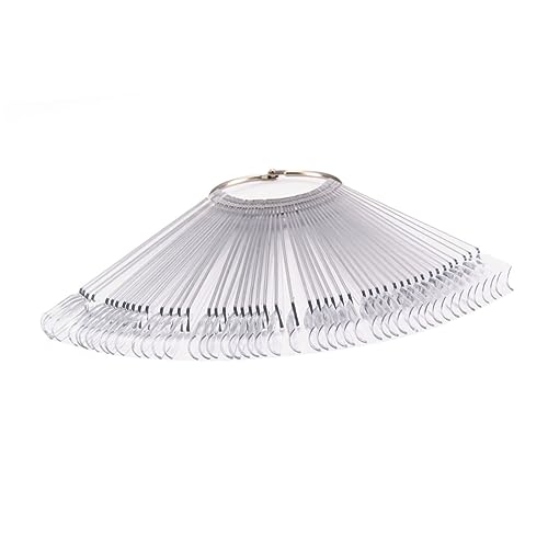 DRESSOOS Lot De 50 Présentoirs À Pour Nail Art Avec Clip Pour Trempage Présentoir Pour Manucure