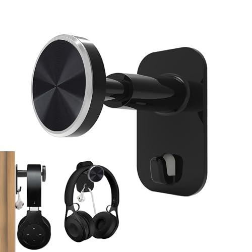 leyomgamz - leyomgamz Support Casque Bureau, Support Casque Gaming, Porte Casque avec Crochets, Support Casque Gamer Sans Perçage, Porte-Boissons Porte-Sacs et Câbles, Multifonctionnel Support Casque Bureau