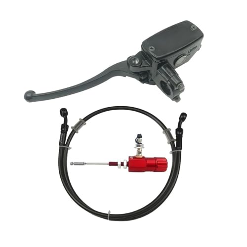 Levier de frein hydraulique CNC moto guidon 22mm pour une commande précise 100-300cc