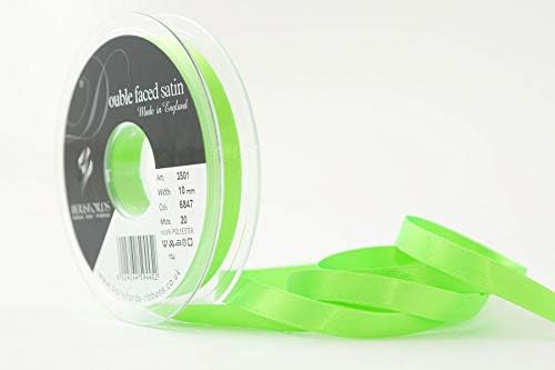 Berisfords Double FACE Poly Satin Ribbon, BlackBerry, 15 mm