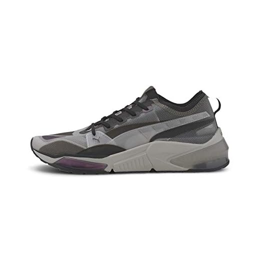 PUMA LQDCELL Optic Sheer, Zapatillas de Running para Hombre, Gray Violet Black, 39 EU