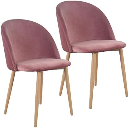 Porthos Home Jailyn Dining Room Chairs Set of 2 with Smooth Velvet Upholstery and Durable Metal Legs (Sleek Armless Design is Suitable for Cozy Dining Rooms) Porthos Home Jailyn Dining Room Chairs Set of 2 with Smooth Velvet Upholstery and Durable Metal Legs (Sleek Armless Design is Suitable for Cozy Dining Rooms)
