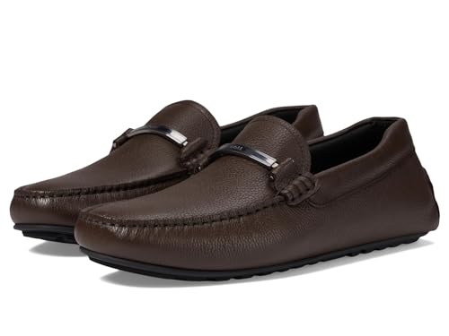 Image of BOSS Men's Noel Grain Leather Tonal Loafer Shoe