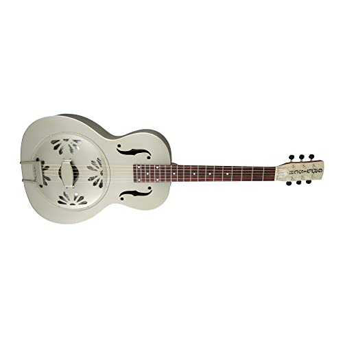 Gretsch 2717013000 G9201 Honey Dipper Round-Neck, Brass Body, And Padauk Fingerboard 6-String Resonator Guitar  thumb #3