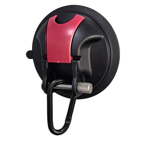 roseddy 吸盤 フック 強力 吸盤 直径10cm 耐荷重 70kg 1個 ロープは長さを調節できる ホームキャンプでもアウトドアでも繰り返し使用できます