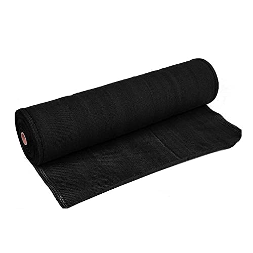 True Products 80% Shade Netting Cloth Privacy Sceening Windbreak Fence Garden Net, Black 1m x 5m