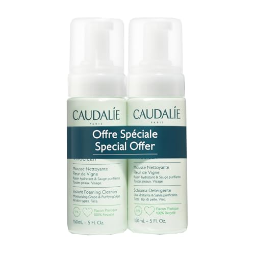 Caudalie Vinoclean Duo Instant Foaming Cleanser - 2 x 150ml