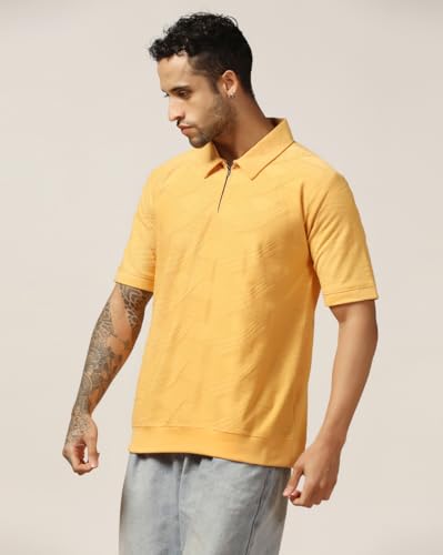 Image of Leriya Fashion Mens t Shirt | Textured t Shirts for Men| Oversized t-Shirt for Men
