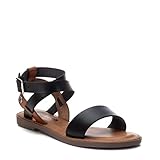 Suela antideslizante Refresh 79435, Sandalias Planas Mujer, Negro, 38 EU