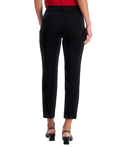 Kasper Women's Pull on Faux Fly Front Seamed Straight a2