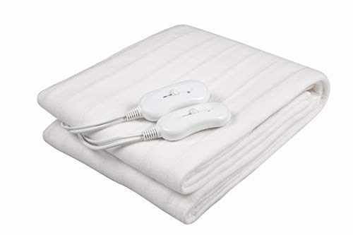 Manta eléctrica calentada debajo de la cama, control de edredón super acogedor lavable manta manta de cama (King (150 x 160 cm)