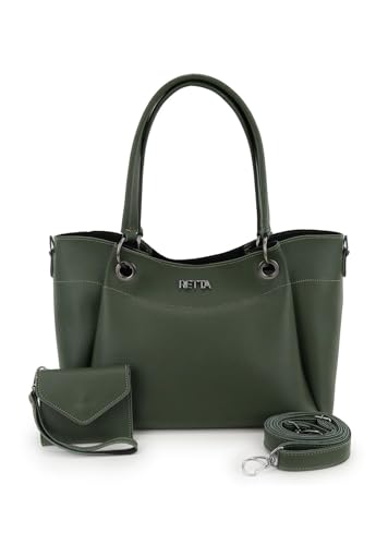 Bolsa feminina tiracolo média Retta (Verde)