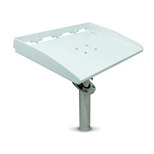 Five Oceans White Bait Fillet Serving Cutting Board Table Rod Holder Mount with Plier Storage and Kn - //coolthings.us