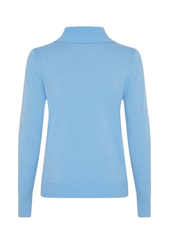 Image of Style & Republic Women's 100% Cashmere Slim Turtleneck Pullover Sweater