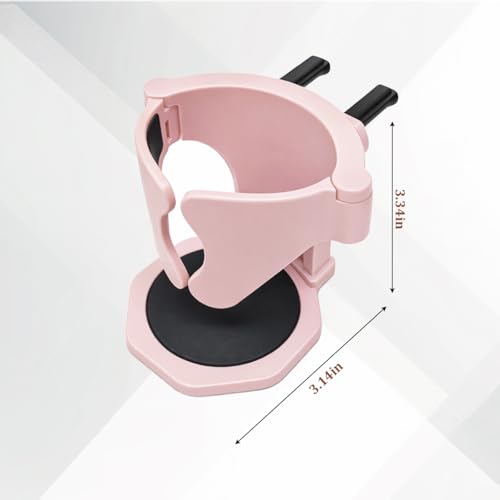 Portavasos para Auto con Soporte Ajustable Anti-Derrame Rosa miniatura 2