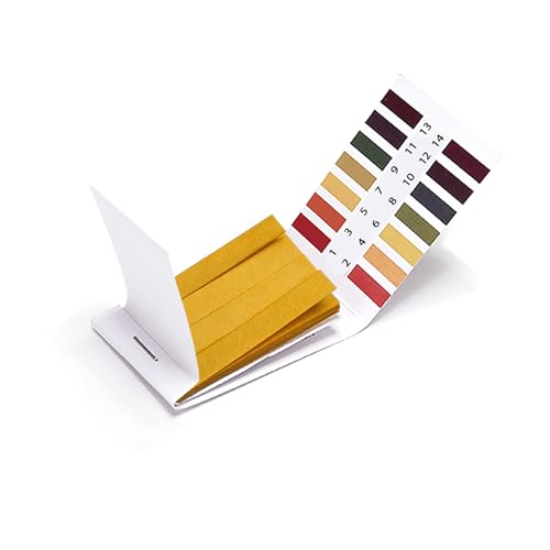 1 Pack pH Test Strips, 80 Strips pH.1-14 Universal pH Test Paper Litmus Test Paper pH Soap Making Testing Strips for Water Wine Saliva Urine Soil Testing Pet Food (Sealed Pack)