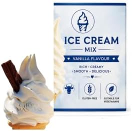 Sync'T Ice Cream Mix - Soft Serve - Jersey Gold Ice Cream Mix- Superior Creamy Taste - Use At Home or Commercially - 1L